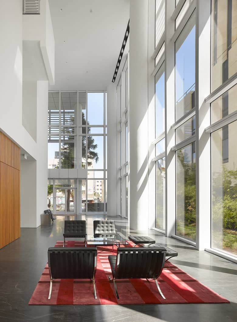 Meier on Rothschild, Tel Aviv, Israel, meier lobby