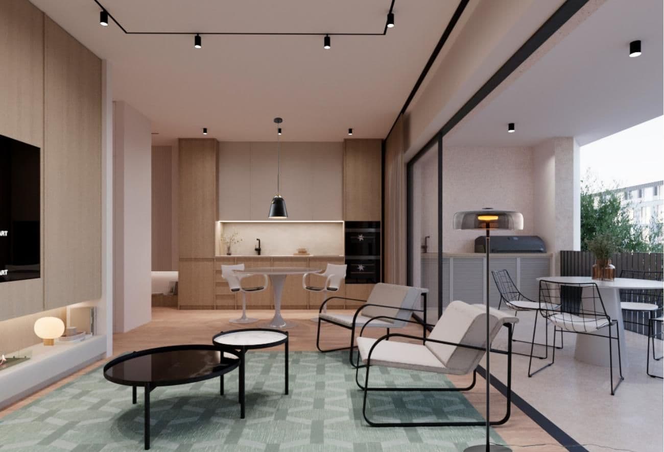 One apartment, two directions: Cool