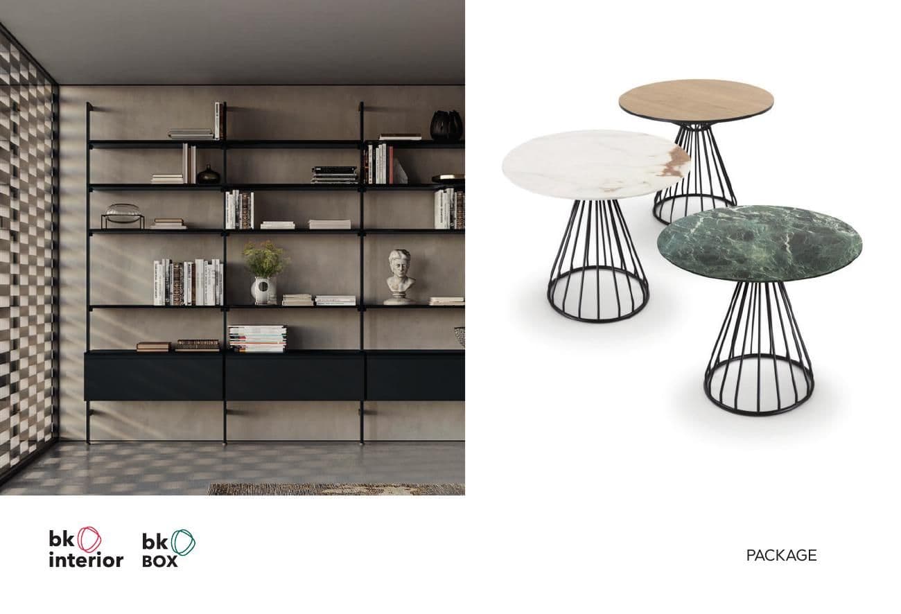 One apartment, two directions: The pieces