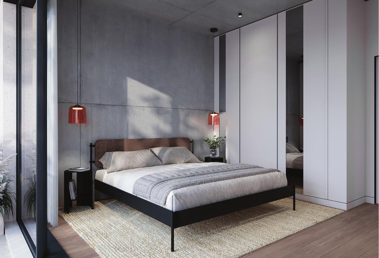 One apartment, two directions: Warm
