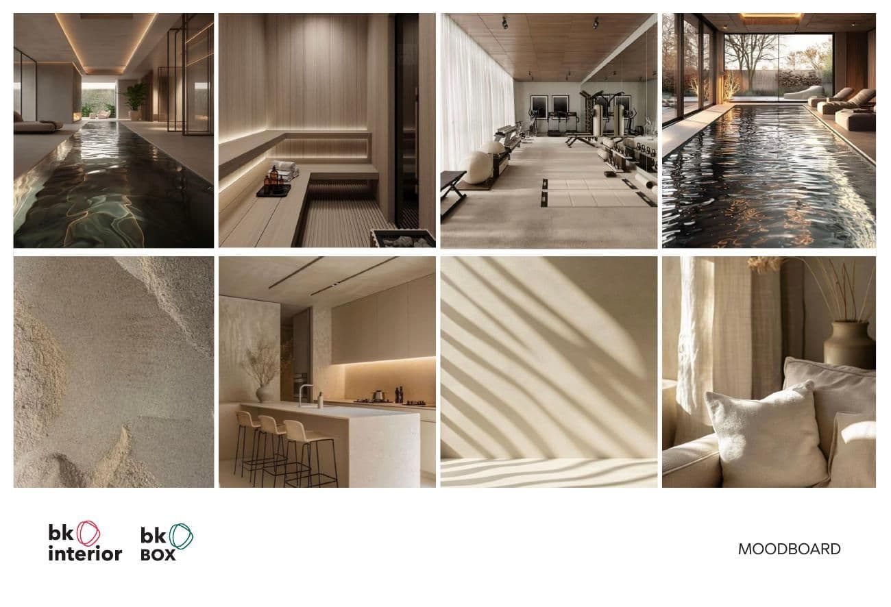 A residential development: The materials